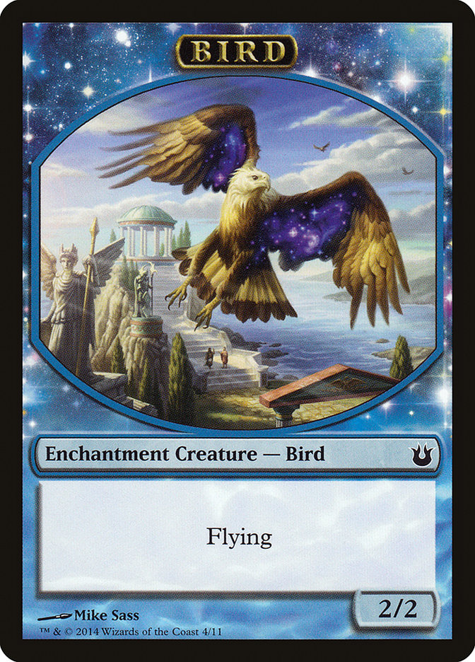 Bird Token (4/11) [Born of the Gods Tokens] | Card Merchant Takapuna