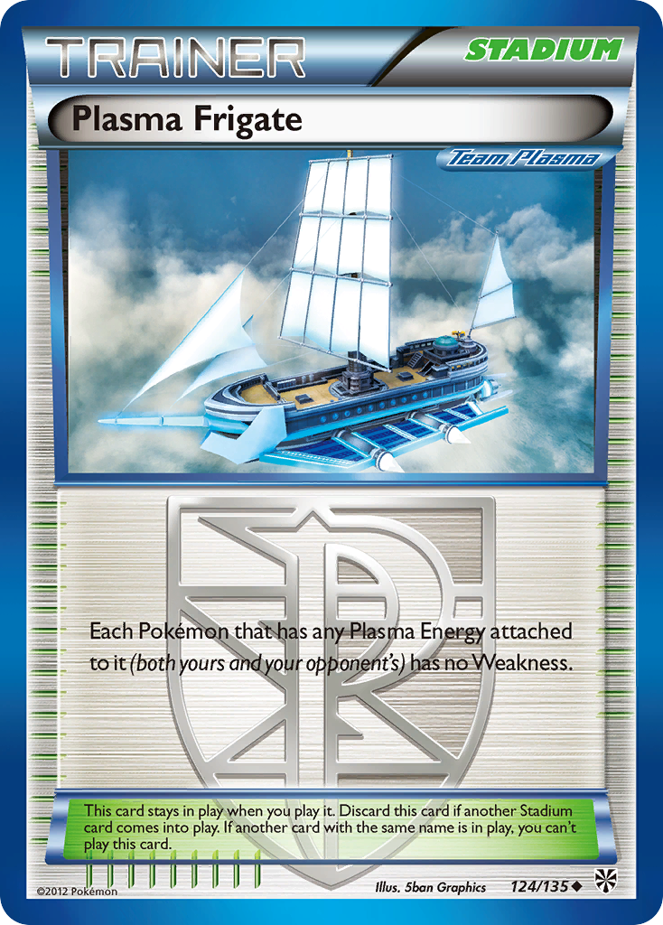 Plasma Frigate (124/135) [Black & White: Plasma Storm] | Card Merchant Takapuna