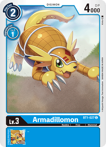 Armadillomon [BT1-027] [Release Special Booster Ver.1.0] | Card Merchant Takapuna