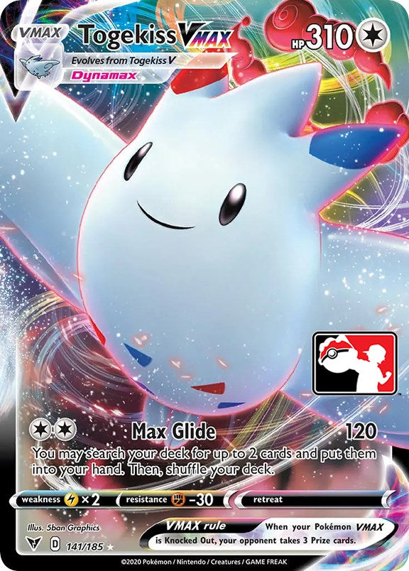 Togekiss VMAX (141/185) [Prize Pack Series One] | Card Merchant Takapuna