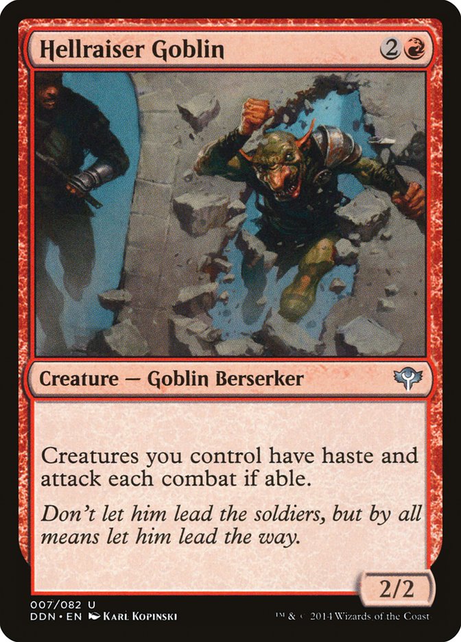 Hellraiser Goblin [Duel Decks: Speed vs. Cunning] | Card Merchant Takapuna