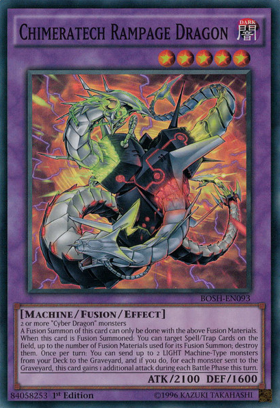 Chimeratech Rampage Dragon [BOSH-EN093] Super Rare | Card Merchant Takapuna