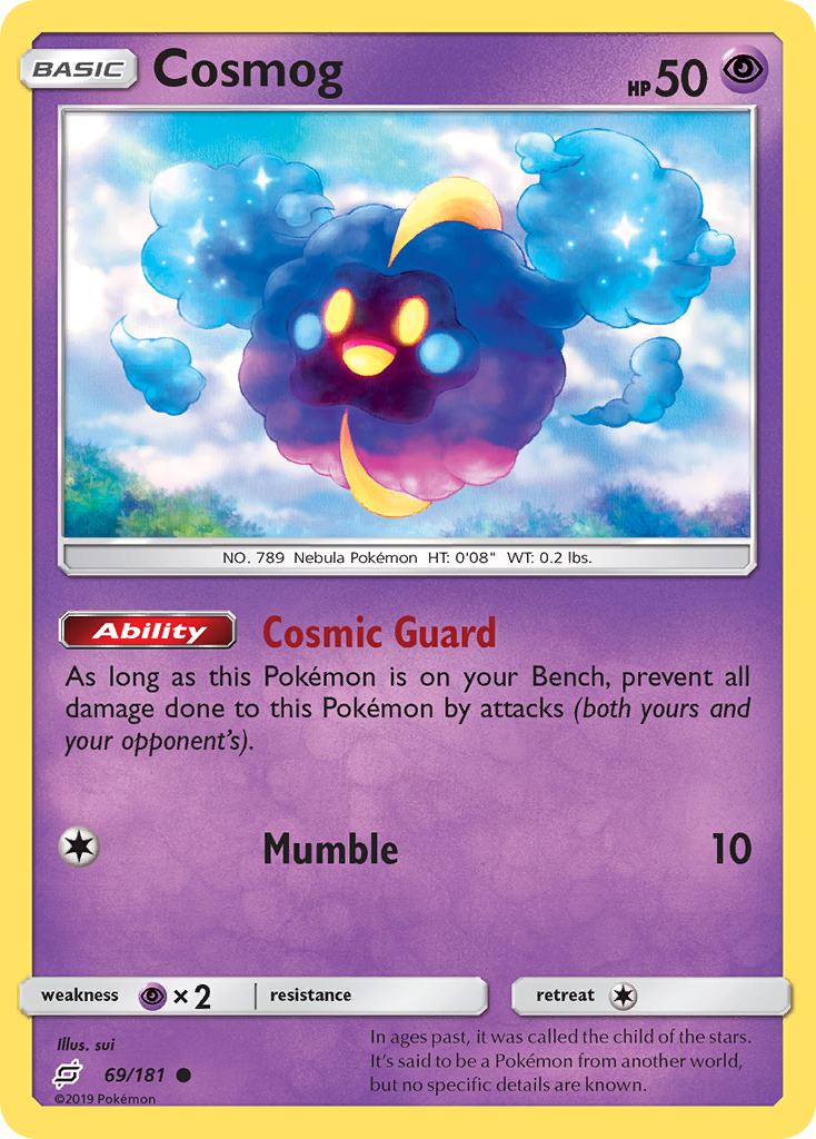 Cosmog (69/181) [Sun & Moon: Team Up] | Card Merchant Takapuna