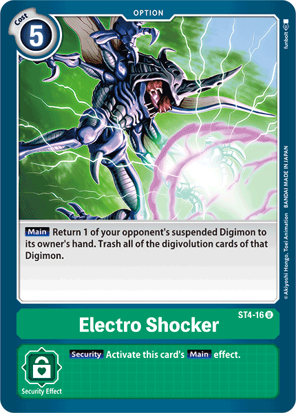 Electro Shocker [ST4-16] [Starter Deck: Giga Green] | Card Merchant Takapuna