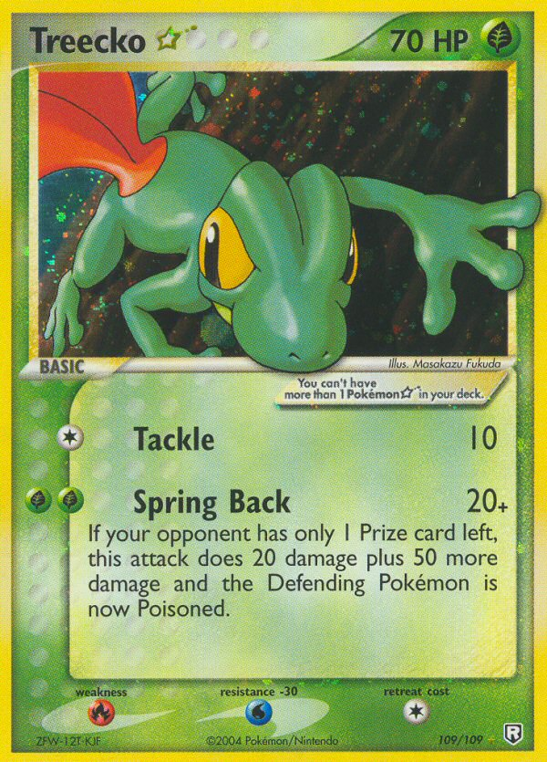 Treecko Star (109/109) [EX: Team Rocket Returns] | Card Merchant Takapuna