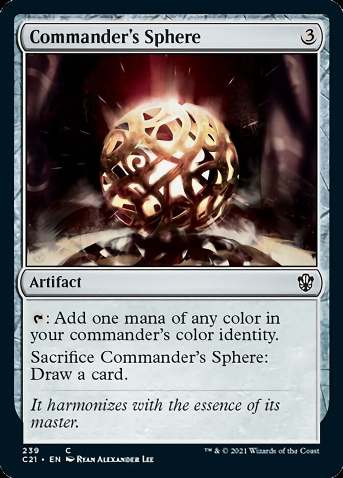 Commander's Sphere [Commander 2021] | Card Merchant Takapuna