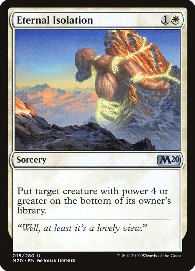 Eternal Isolation [Core Set 2020] | Card Merchant Takapuna