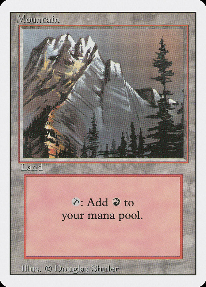 Mountain (Snow Top / Highest Point on Left) [Revised Edition] | Card Merchant Takapuna