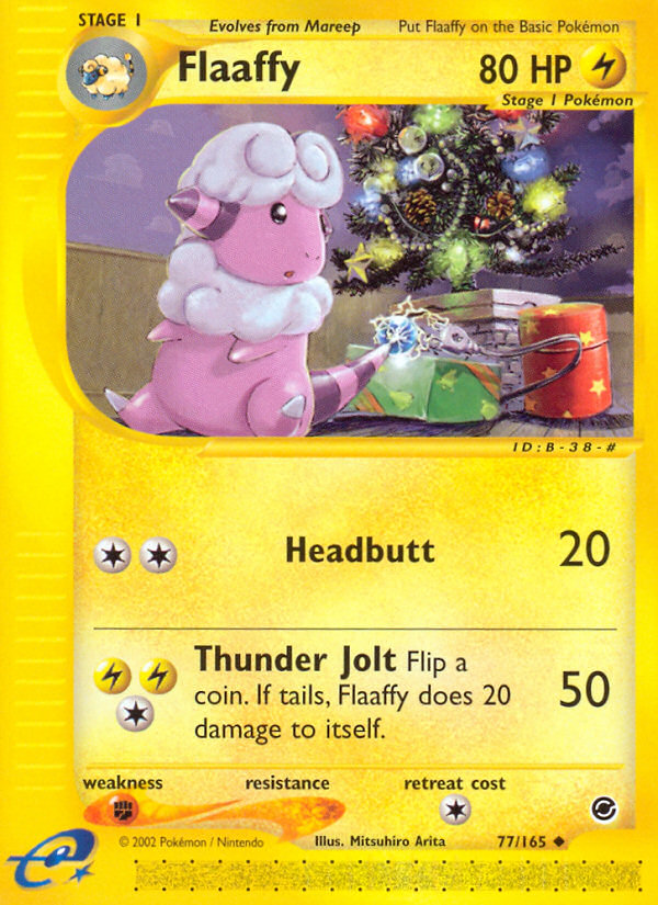 Flaaffy (77/165) [Expedition: Base Set] | Card Merchant Takapuna