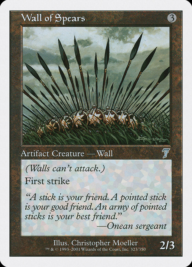 Wall of Spears [Seventh Edition] | Card Merchant Takapuna