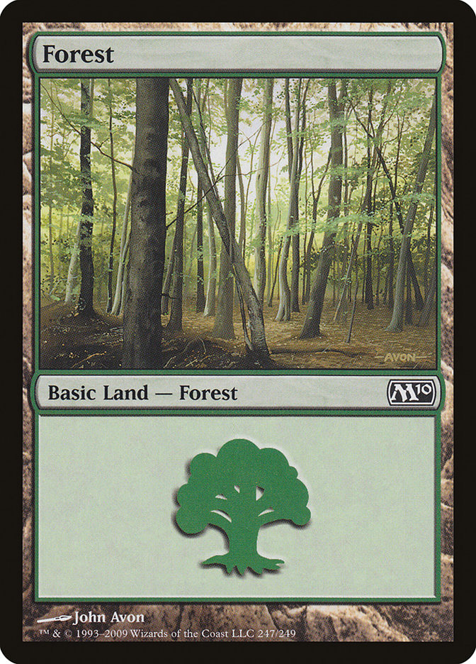 Forest (247) [Magic 2010] | Card Merchant Takapuna