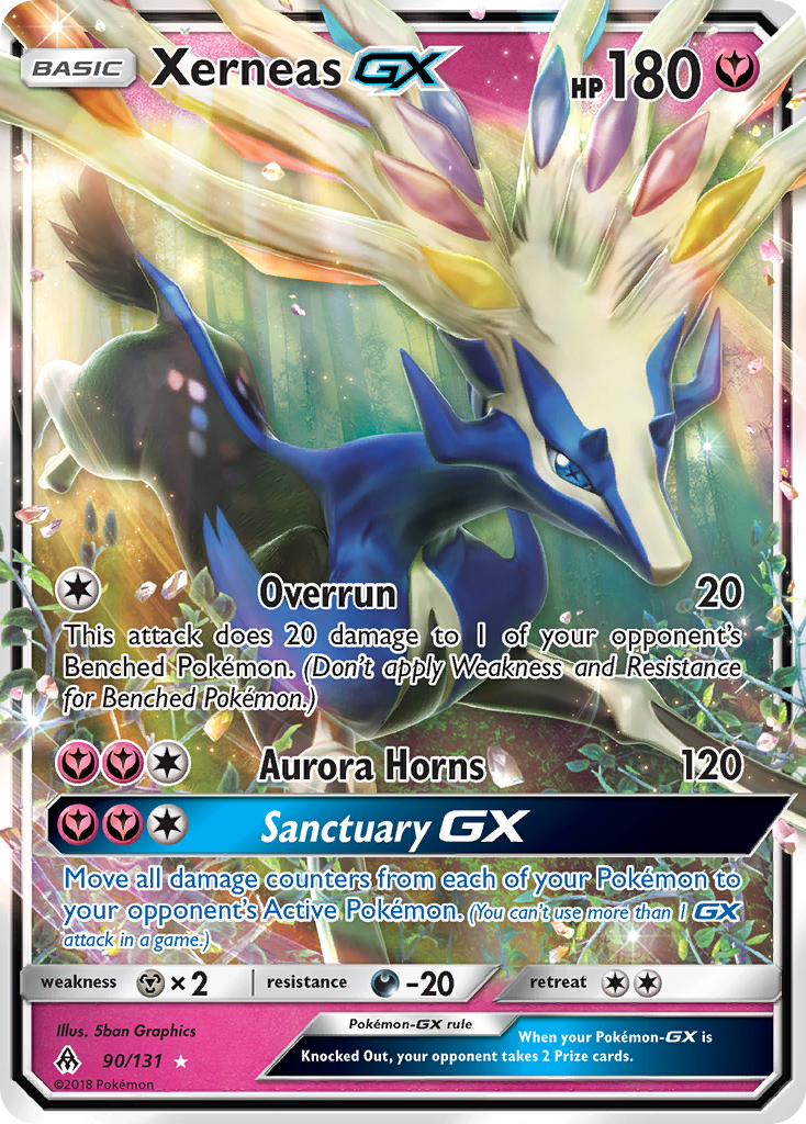 Xerneas GX (90/131) [Sun & Moon: Forbidden Light] | Card Merchant Takapuna