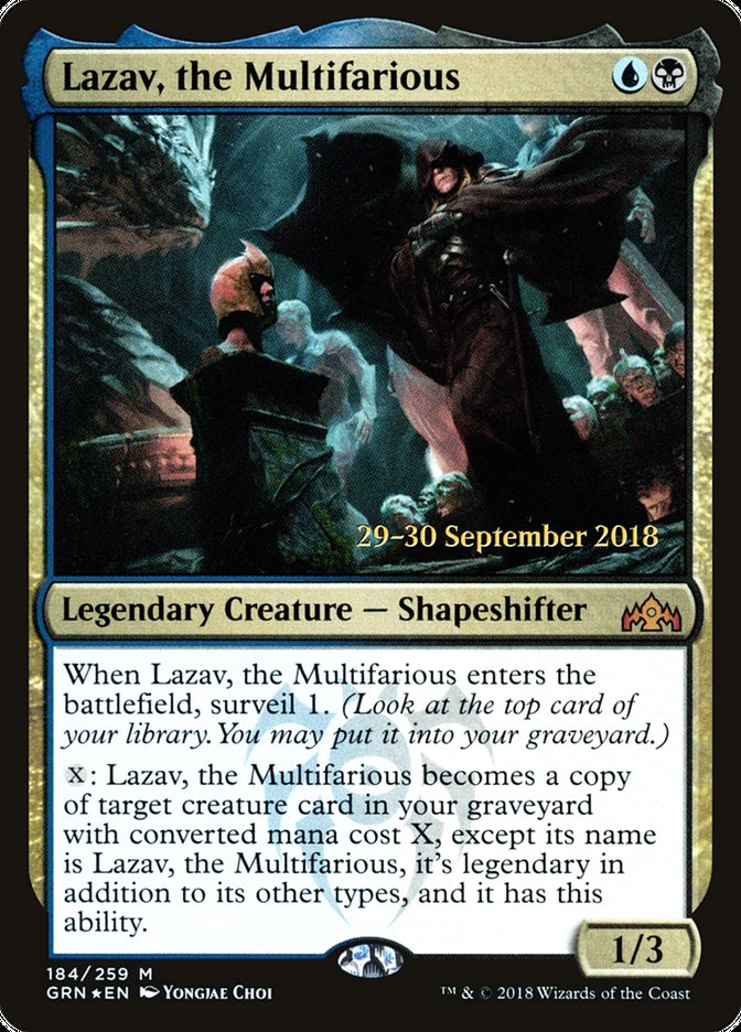 Lazav, the Multifarious [Guilds of Ravnica Prerelease Promos] | Card Merchant Takapuna