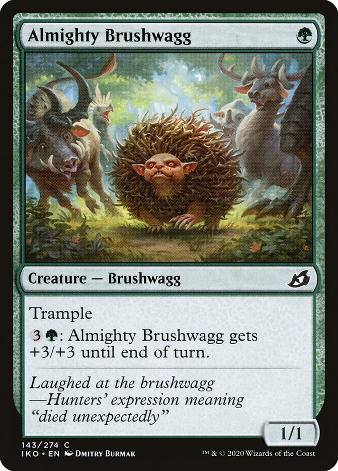 Almighty Brushwagg [Ikoria: Lair of Behemoths] | Card Merchant Takapuna