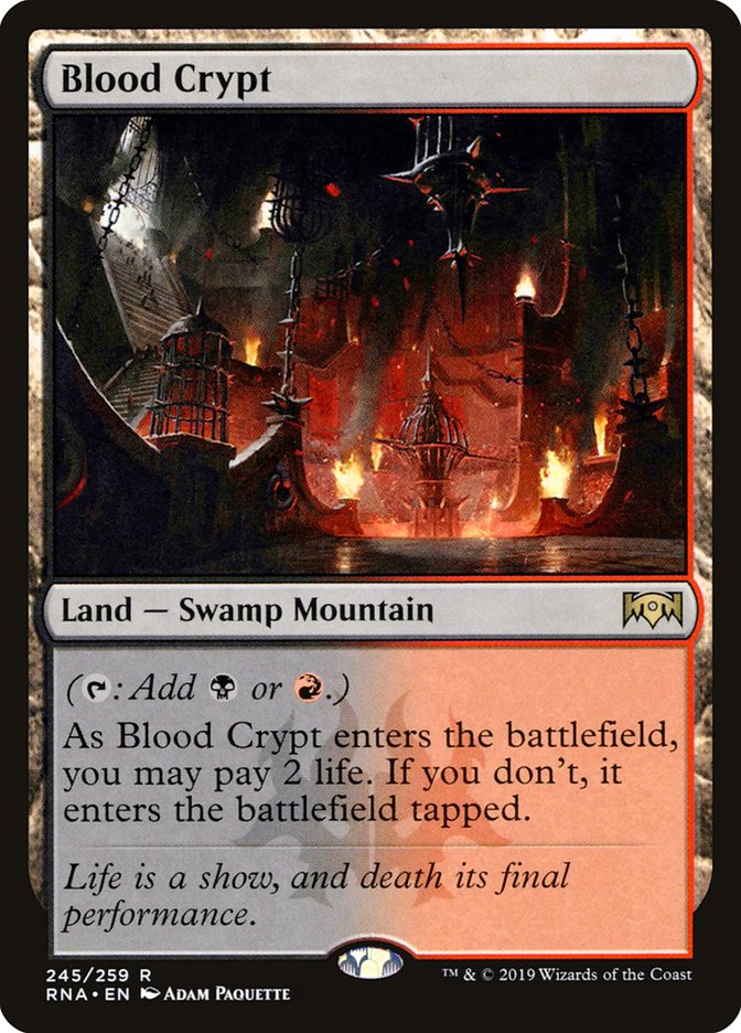 Blood Crypt [Ravnica Allegiance] | Card Merchant Takapuna