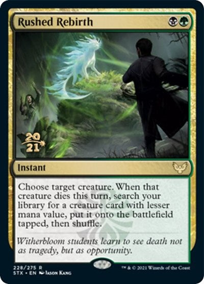 Rushed Rebirth [Strixhaven: School of Mages Prerelease Promos] | Card Merchant Takapuna