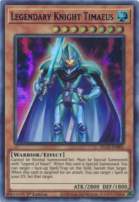 Legendary Knight Timaeus (Purple) [DLCS-EN001] Ultra Rare | Card Merchant Takapuna