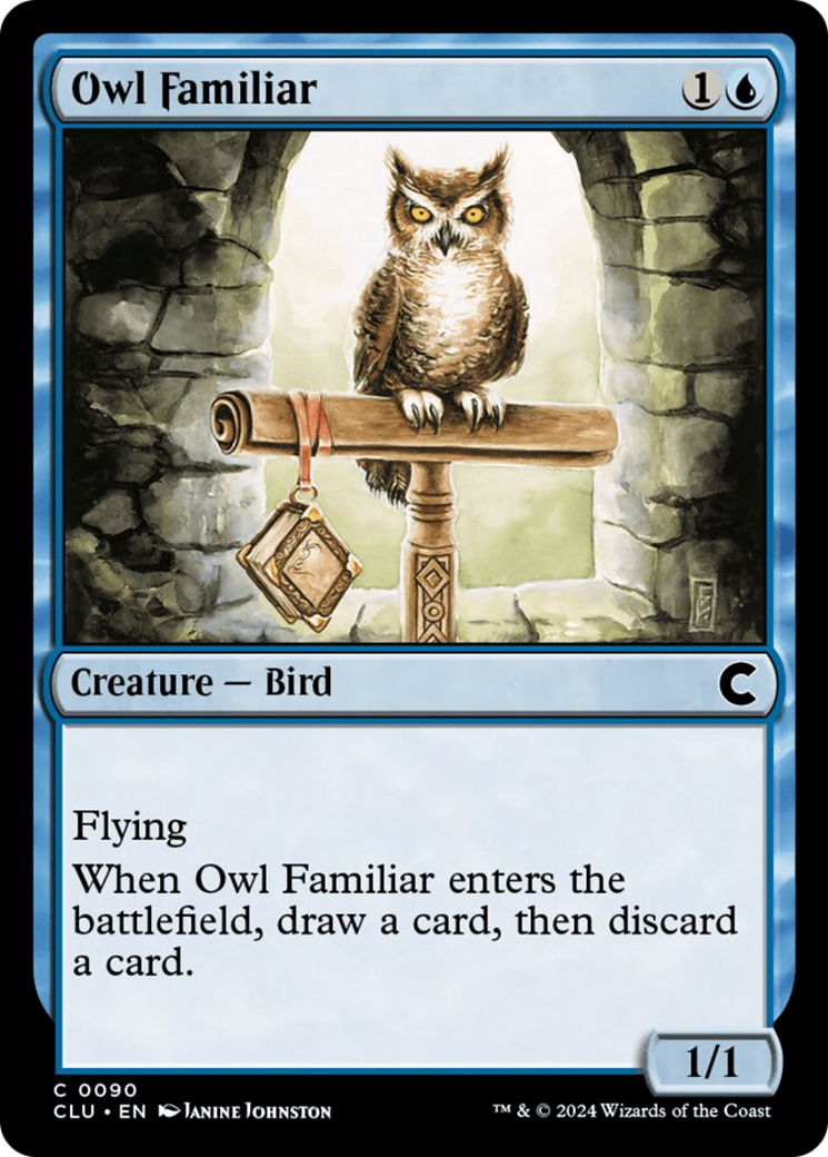 Owl Familiar [Ravnica: Clue Edition] | Card Merchant Takapuna