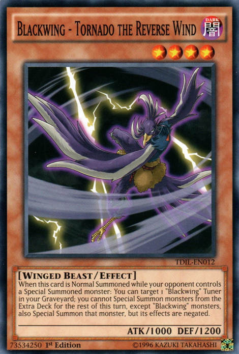 Blackwing - Tornado the Reverse Wind [TDIL-EN012] Common | Card Merchant Takapuna