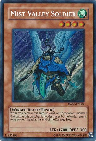 Mist Valley Soldier [HA01-EN006] Secret Rare | Card Merchant Takapuna