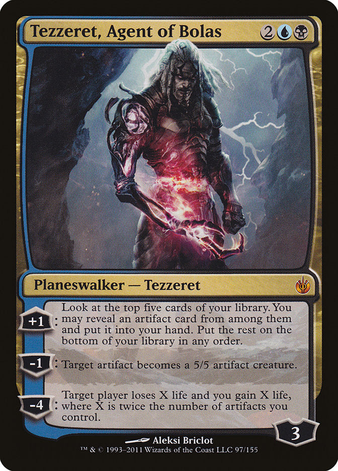 Tezzeret, Agent of Bolas [Mirrodin Besieged] | Card Merchant Takapuna