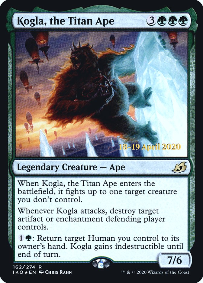 Kogla, the Titan Ape [Ikoria: Lair of Behemoths Prerelease Promos] | Card Merchant Takapuna