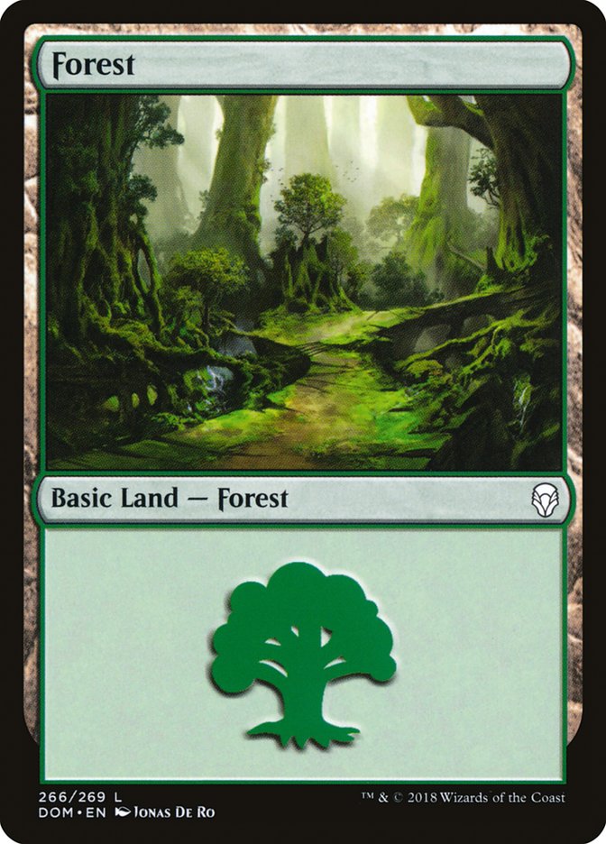 Forest (266) [Dominaria] | Card Merchant Takapuna