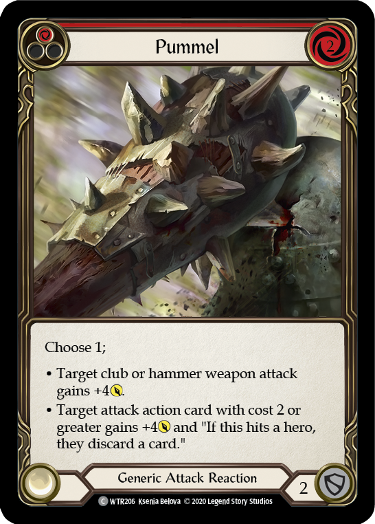 Pummel (Red) [U-WTR206] (Welcome to Rathe Unlimited)  Unlimited Normal | Card Merchant Takapuna