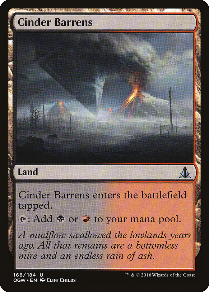 Cinder Barrens [Oath of the Gatewatch] | Card Merchant Takapuna