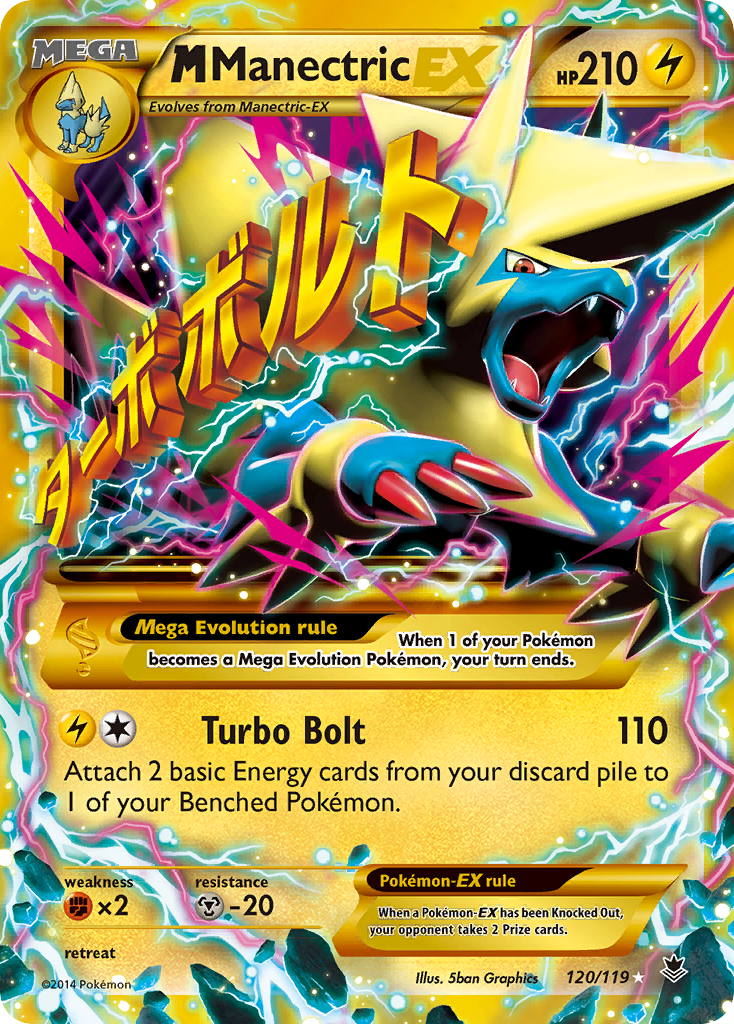 M Manectric EX (120/119) [XY: Phantom Forces] | Card Merchant Takapuna