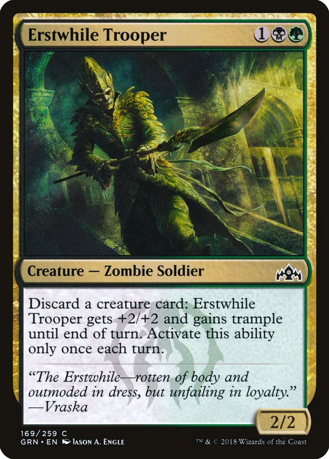 Erstwhile Trooper [Guilds of Ravnica] | Card Merchant Takapuna