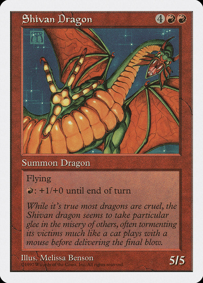 Shivan Dragon [Fifth Edition] | Card Merchant Takapuna