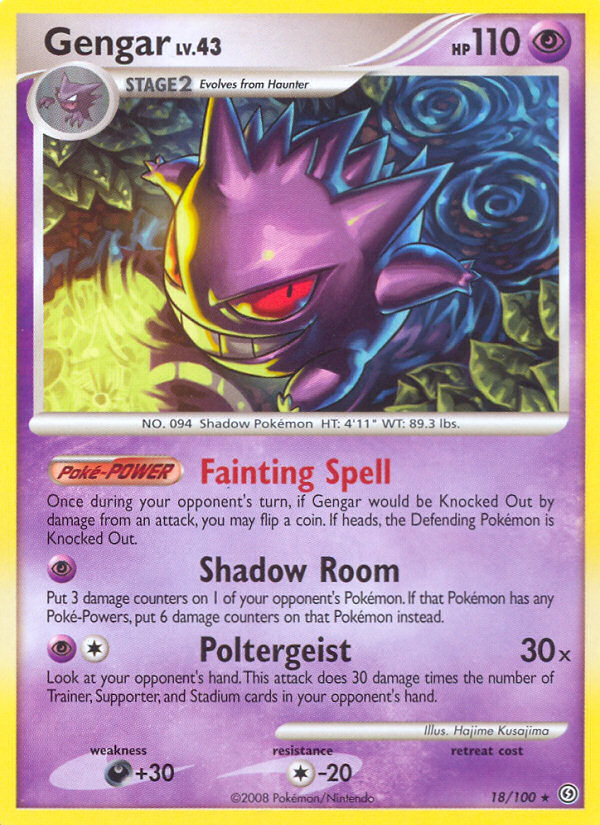 Gengar (18/100) [Diamond & Pearl: Stormfront] | Card Merchant Takapuna