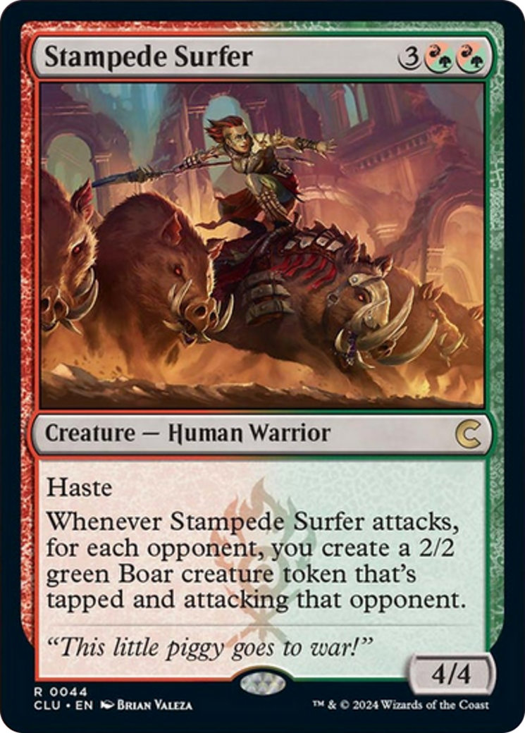 Stampede Surfer [Ravnica: Clue Edition] | Card Merchant Takapuna