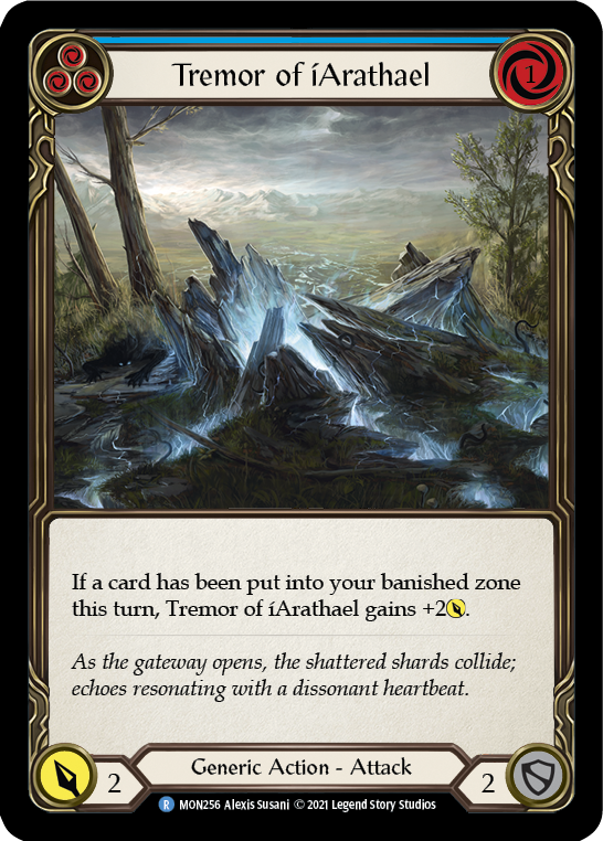 Tremor of iArathael (Blue) [MON256] (Monarch)  1st Edition Normal | Card Merchant Takapuna