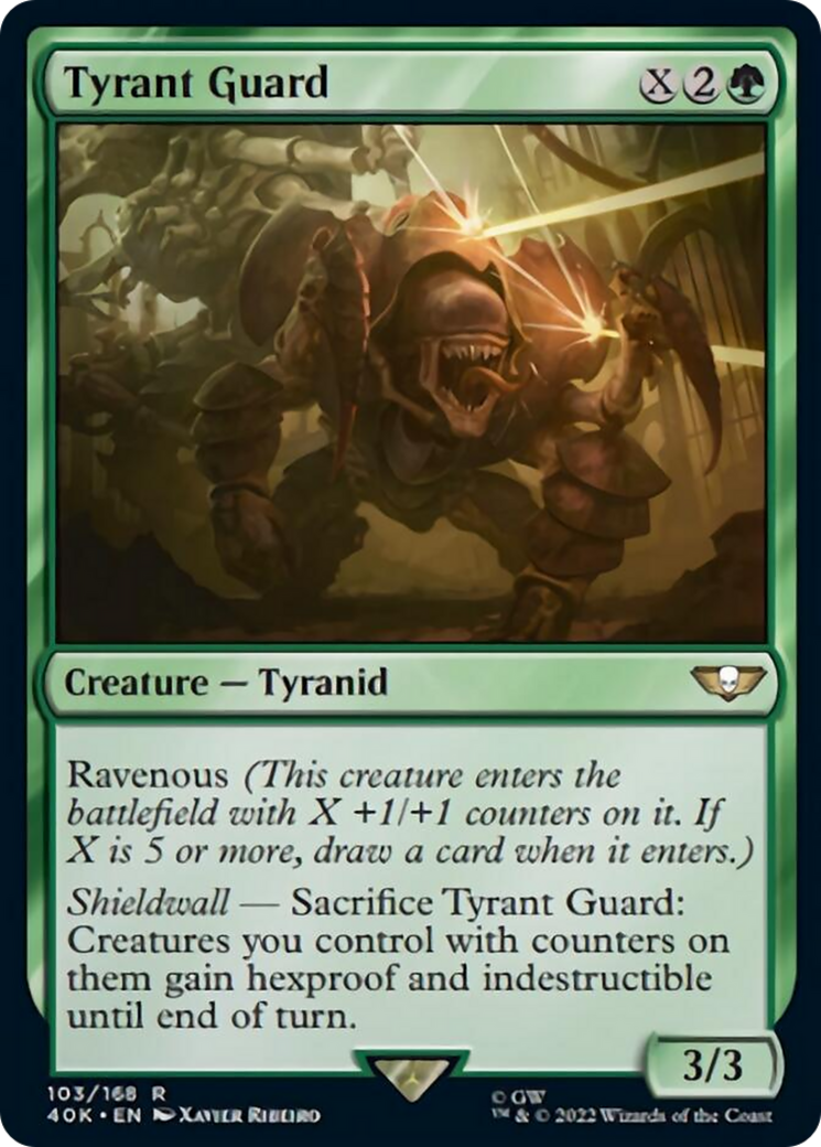 Tyrant Guard (Surge Foil) [Warhammer 40,000] | Card Merchant Takapuna