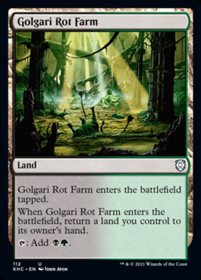 Golgari Rot Farm [Kaldheim Commander] | Card Merchant Takapuna