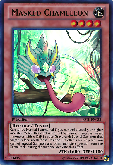 Masked Chameleon [JOTL-EN038] Ultra Rare | Card Merchant Takapuna