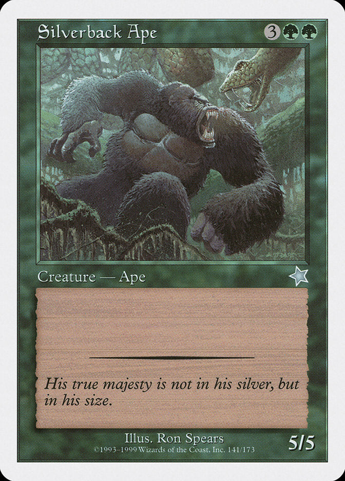 Silverback Ape [Starter 1999] | Card Merchant Takapuna