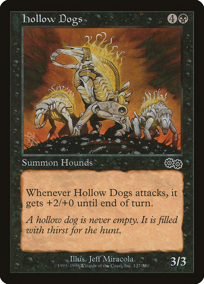 Hollow Dogs [Urza's Saga] | Card Merchant Takapuna