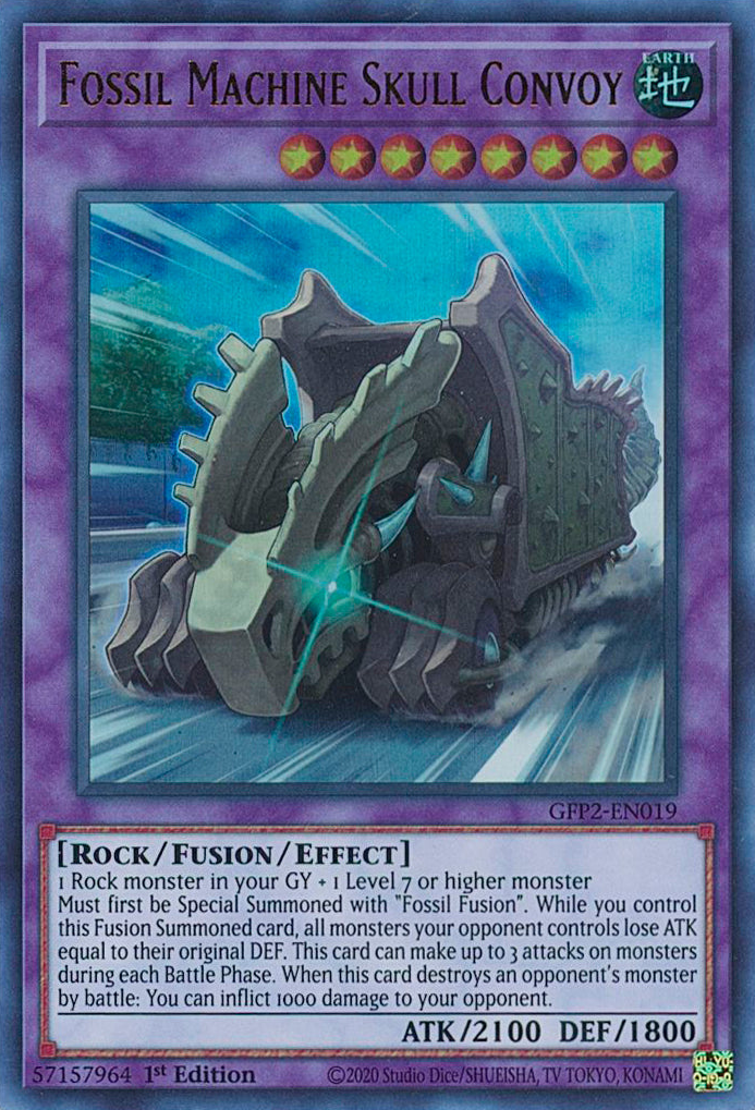 Fossil Machine Skull Convoy [GFP2-EN019] Ultra Rare | Card Merchant Takapuna