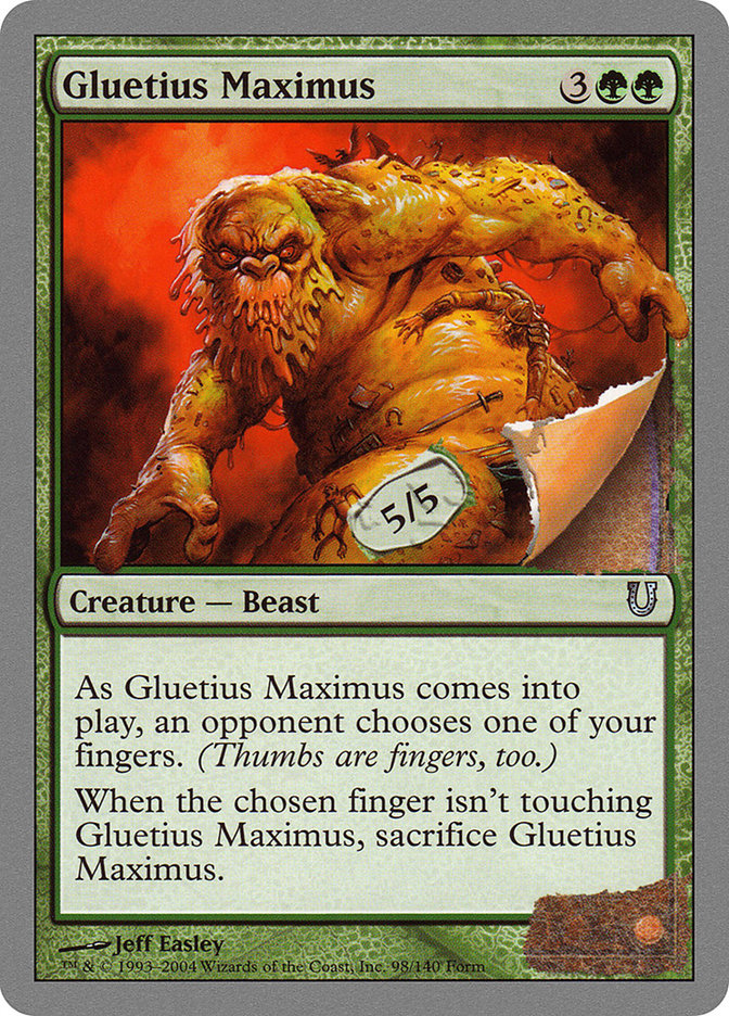 Gluetius Maximus [Unhinged] | Card Merchant Takapuna