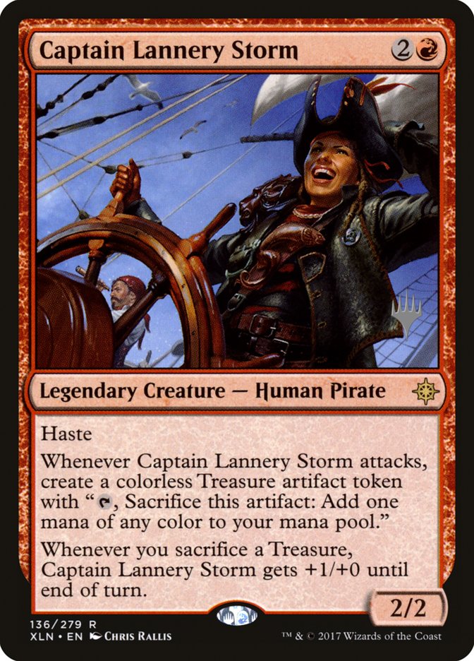 Captain Lannery Storm (Promo Pack) [Ixalan Promos] | Card Merchant Takapuna