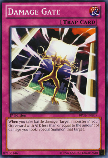 Damage Gate [BP02-EN205] Mosaic Rare | Card Merchant Takapuna