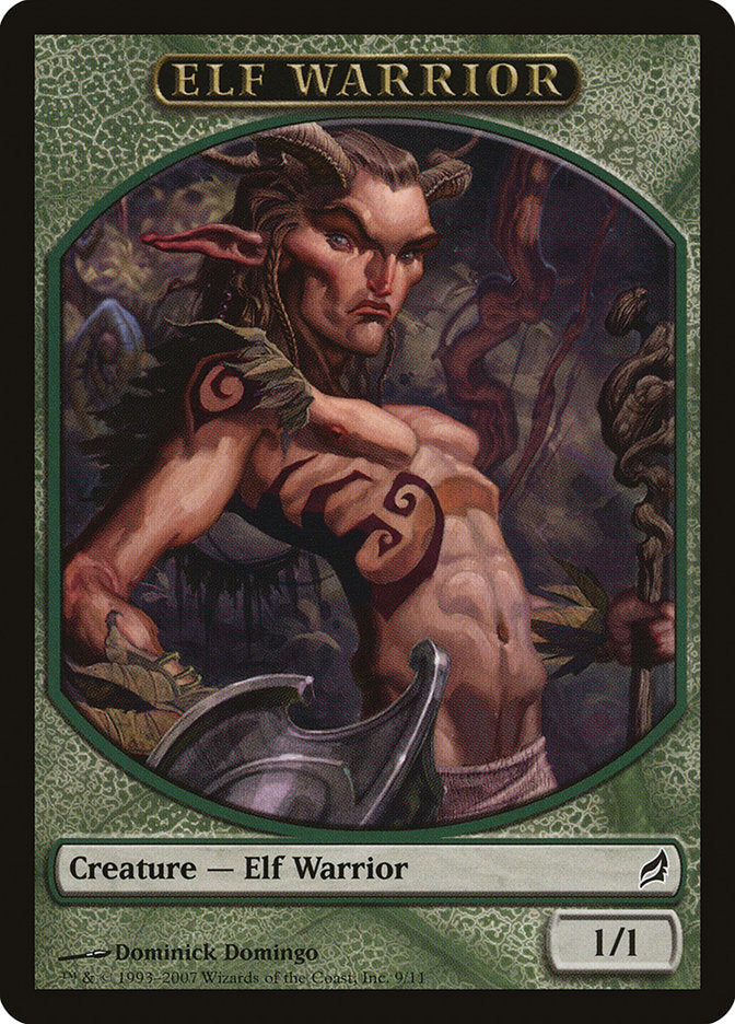 Elf Warrior Token [Lorwyn Tokens] | Card Merchant Takapuna