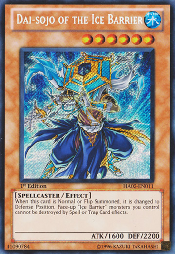 Dai-sojo of the Ice Barrier [HA02-EN011] Secret Rare | Card Merchant Takapuna