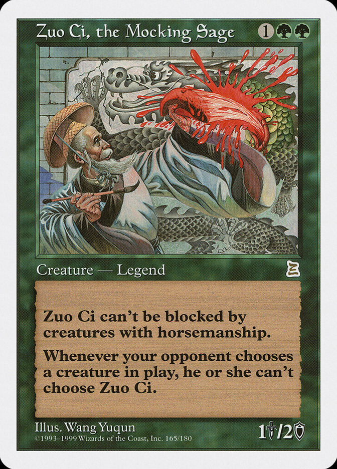 Zuo Ci, the Mocking Sage [Portal Three Kingdoms] | Card Merchant Takapuna