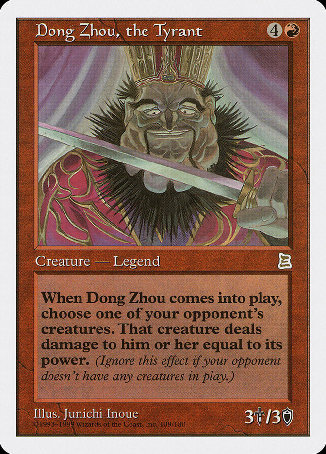 Dong Zhou, the Tyrant [Portal Three Kingdoms] | Card Merchant Takapuna