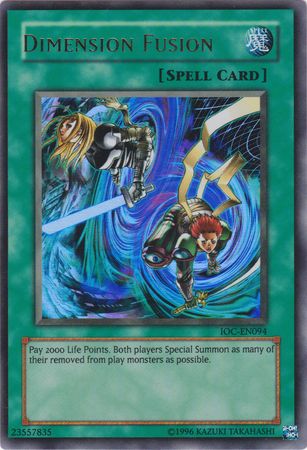 Dimension Fusion [IOC-EN094] Ultra Rare | Card Merchant Takapuna