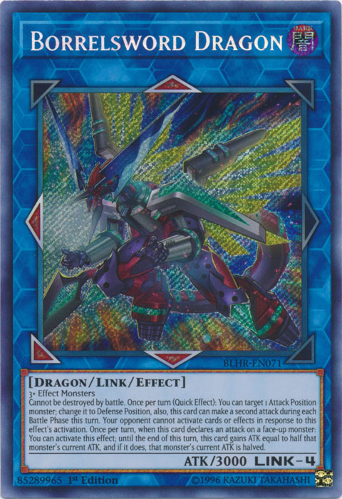 Borrelsword Dragon [BLHR-EN071] Secret Rare | Card Merchant Takapuna